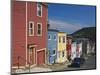 Colourful Houses in St. John's City, Newfoundland, Canada, North America-Richard Cummins-Mounted Photographic Print