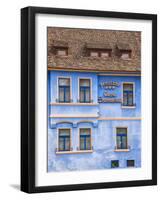 Colourful houses of Sighisoara, Transylvania, Romania-Nadia Isakova-Framed Photographic Print