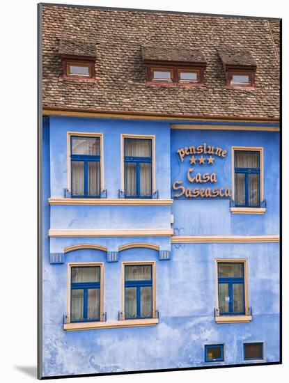 Colourful houses of Sighisoara, Transylvania, Romania-Nadia Isakova-Mounted Photographic Print