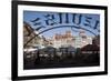 Colourful Houses of the Old Town Square Viewed Through a Cafe Window, Old Town, Poland-Gavin Hellier-Framed Photographic Print