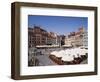 Colourful Houses, Restaurants and Cafes the Old Town Square (Rynek Stare Miasto), Warsaw, Poland-Gavin Hellier-Framed Photographic Print