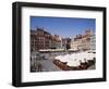 Colourful Houses, Restaurants and Cafes the Old Town Square (Rynek Stare Miasto), Warsaw, Poland-Gavin Hellier-Framed Photographic Print