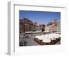 Colourful Houses, Restaurants and Cafes the Old Town Square (Rynek Stare Miasto), Warsaw, Poland-Gavin Hellier-Framed Photographic Print