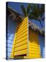 Colourful Hut, Bavaro Beach, Punta Cana, Dominican Republic, West Indies, Caribbean, Central Americ-Frank Fell-Stretched Canvas