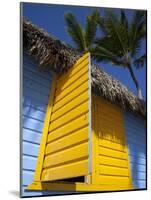 Colourful Hut, Bavaro Beach, Punta Cana, Dominican Republic, West Indies, Caribbean, Central Americ-Frank Fell-Mounted Photographic Print