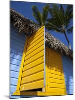 Colourful Hut, Bavaro Beach, Punta Cana, Dominican Republic, West Indies, Caribbean, Central Americ-Frank Fell-Mounted Photographic Print