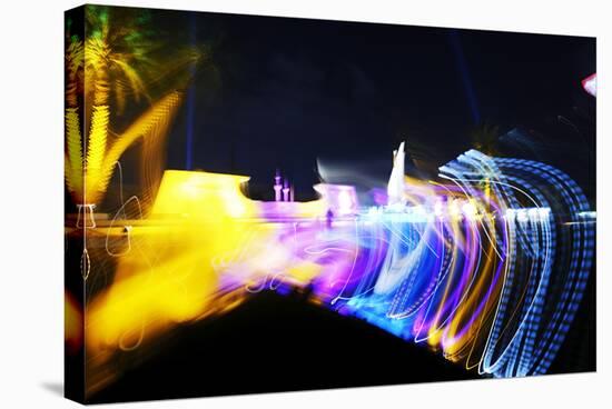 Colourful Illumination of Kuwait Square, Dynamic Version, Kuwait Square-Axel Schmies-Stretched Canvas