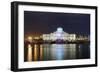 Colourful Illumination, Projection, Sharjah Light Festival, Palace of Justice, Courthouse-Axel Schmies-Framed Photographic Print