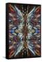 Colourful Kaleidoscope Background-Steve18-Framed Stretched Canvas