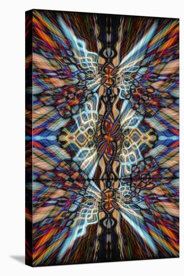 Colourful Kaleidoscope Background-Steve18-Stretched Canvas