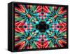 Colourful Kaleidoscope Background-Steve18-Framed Stretched Canvas