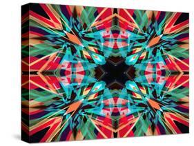 Colourful Kaleidoscope Background-Steve18-Stretched Canvas