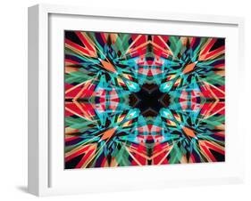 Colourful Kaleidoscope Background-Steve18-Framed Art Print