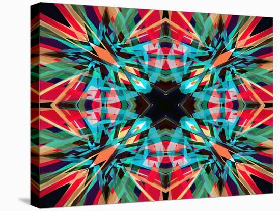 Colourful Kaleidoscope Background-Steve18-Stretched Canvas