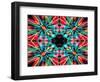 Colourful Kaleidoscope Background-Steve18-Framed Art Print