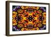 Colourful Kaleidoscope Pattern-Steve18-Framed Art Print