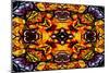 Colourful Kaleidoscope Pattern-Steve18-Mounted Art Print