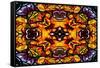 Colourful Kaleidoscope Pattern-Steve18-Framed Stretched Canvas