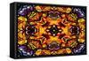 Colourful Kaleidoscope Pattern-Steve18-Framed Stretched Canvas