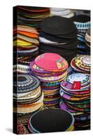 Colourful Kipas, Jerusalem, Israel, Middle East-Yadid Levy-Stretched Canvas