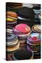 Colourful Kipas, Jerusalem, Israel, Middle East-Yadid Levy-Stretched Canvas