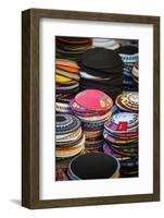 Colourful Kipas, Jerusalem, Israel, Middle East-Yadid Levy-Framed Photographic Print