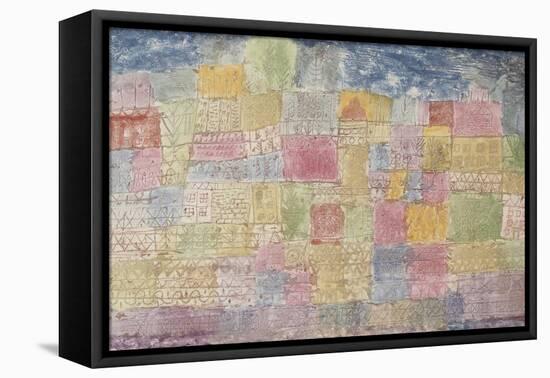 Colourful Landscape-Paul Klee-Framed Stretched Canvas