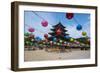 Colourful Lanterns in the Beopjusa Temple Complex, South Korea, Asia-Michael-Framed Photographic Print