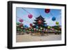 Colourful Lanterns in the Beopjusa Temple Complex, South Korea, Asia-Michael-Framed Photographic Print