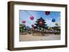 Colourful Lanterns in the Beopjusa Temple Complex, South Korea, Asia-Michael-Framed Photographic Print