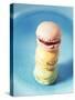 Colourful Macarons (Small French Cakes)-Isabelle Rozenbaum-Stretched Canvas