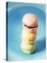 Colourful Macarons (Small French Cakes)-Isabelle Rozenbaum-Stretched Canvas