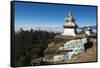 Colourful Mani Wall on a Chorten in the Solukhumbu Region of Nepal, Asia-Alex Treadway-Framed Stretched Canvas