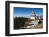 Colourful Mani Wall on a Chorten in the Solukhumbu Region of Nepal, Asia-Alex Treadway-Framed Photographic Print