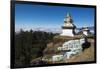 Colourful Mani Wall on a Chorten in the Solukhumbu Region of Nepal, Asia-Alex Treadway-Framed Photographic Print