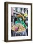 Colourful mask and costume of the Carnival of Venice, famous festival worldwide, Venice, Veneto, It-Roberto Moiola-Framed Photographic Print