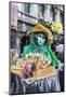 Colourful mask and costume of the Carnival of Venice, famous festival worldwide, Venice, Veneto, It-Roberto Moiola-Mounted Photographic Print