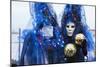 Colourful masks and costumes of the Carnival of Venice, famous festival worldwide, Venice, Veneto, -Roberto Moiola-Mounted Photographic Print