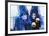 Colourful masks and costumes of the Carnival of Venice, famous festival worldwide, Venice, Veneto, -Roberto Moiola-Framed Photographic Print