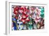 Colourful masks of the Carnival of Venice, famous festival worldwide, Venice, Veneto, Italy, Europe-Roberto Moiola-Framed Photographic Print