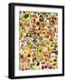 Colourful Mixture of Foods and Dishes-null-Framed Photographic Print