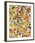 Colourful Mixture of Foods and Dishes-null-Framed Photographic Print