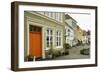 Colourful old houses in Nordness, Bergen, Scandanavia-Ellen Rooney-Framed Photographic Print