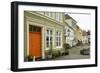 Colourful old houses in Nordness, Bergen, Scandanavia-Ellen Rooney-Framed Photographic Print