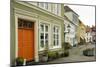 Colourful old houses in Nordness, Bergen, Scandanavia-Ellen Rooney-Mounted Photographic Print