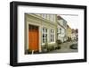 Colourful old houses in Nordness, Bergen, Scandanavia-Ellen Rooney-Framed Photographic Print