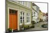 Colourful old houses in Nordness, Bergen, Scandanavia-Ellen Rooney-Mounted Photographic Print