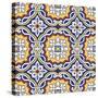 Colourful Ornament Tiles-AnaMarques-Stretched Canvas