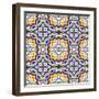 Colourful Ornament Tiles-AnaMarques-Framed Art Print