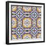 Colourful Ornament Tiles-AnaMarques-Framed Art Print